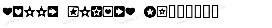 Sweet Hearts BV字体转换